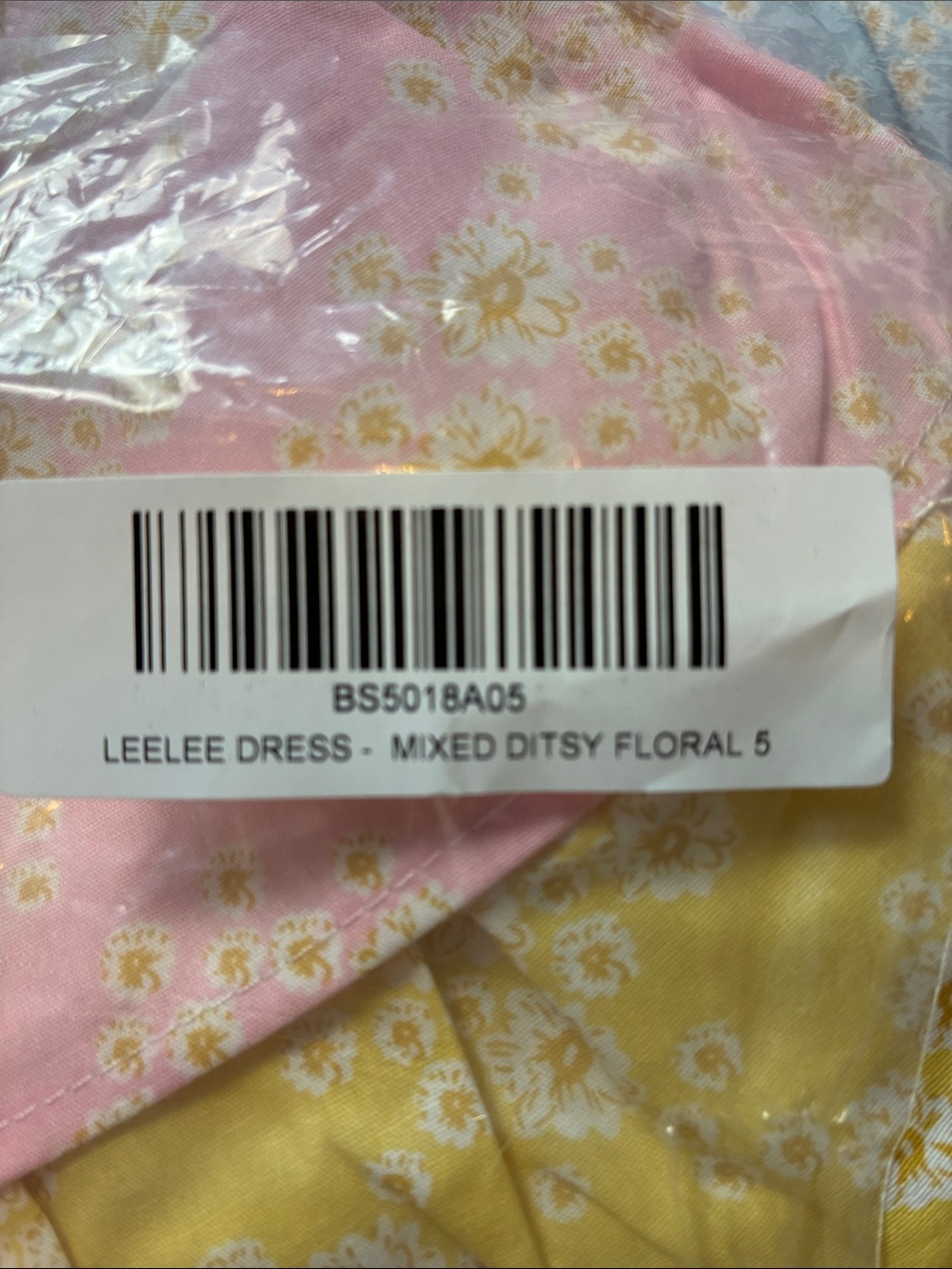 Girls Tiered Floral Sundress - Pink, Yellow & Blue - Picture 7 of 7